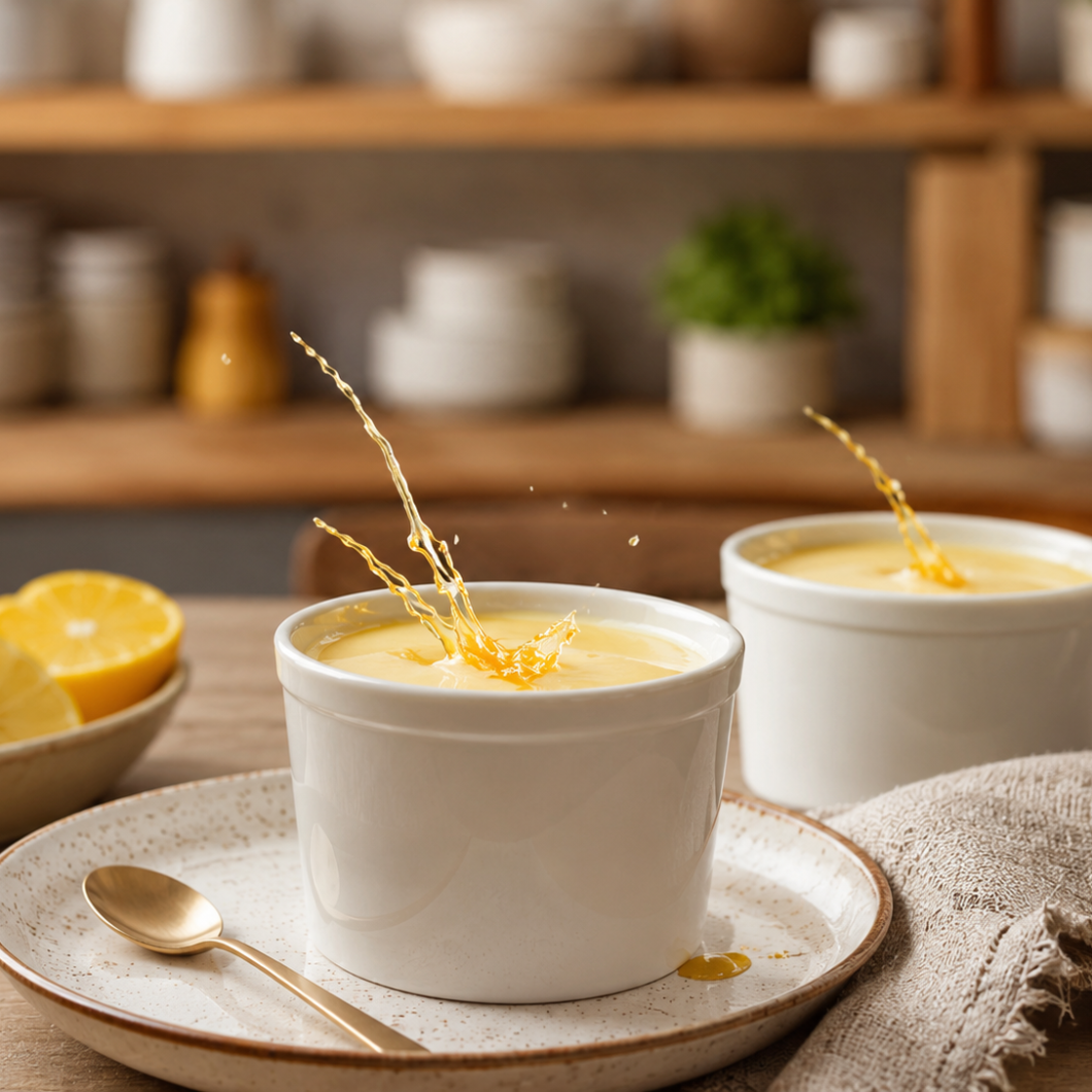Silky Keto Egg Custard Bake
