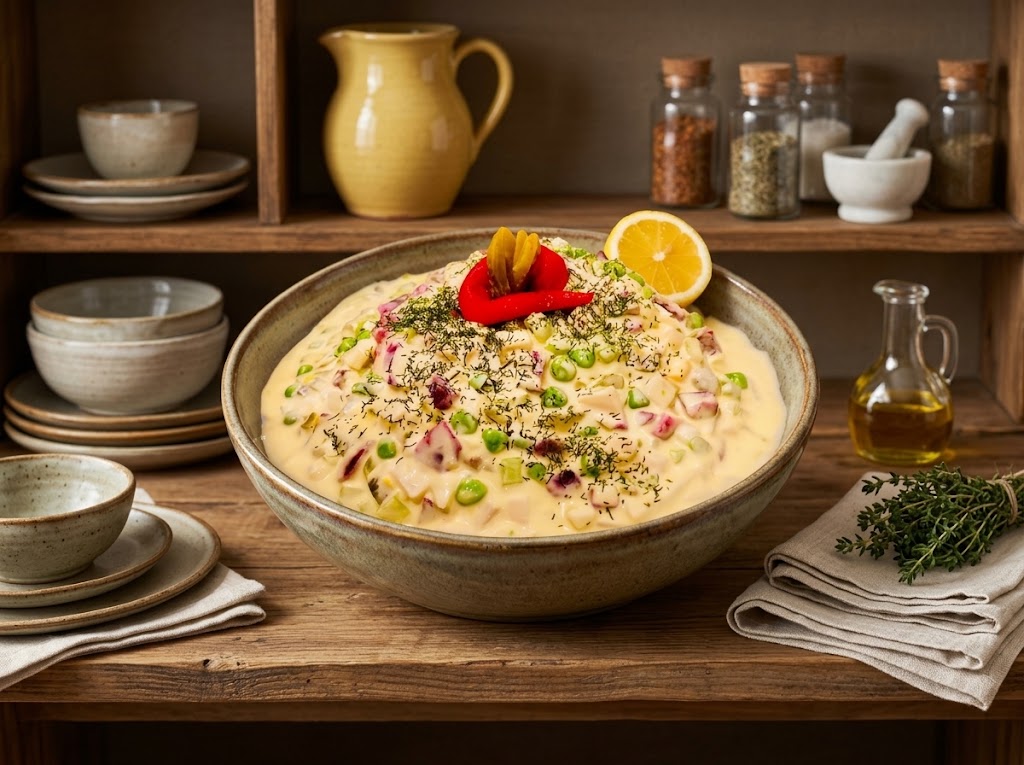 Keto Creamy Oliver Salad