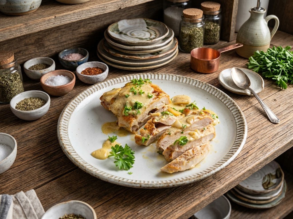 Keto Creamy Garlic Butter Chicken