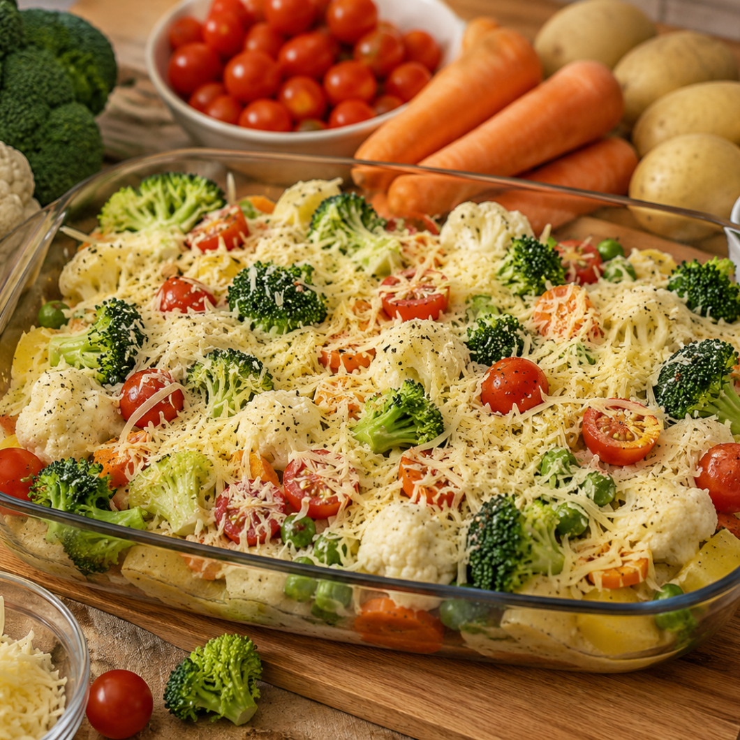 Ultimate Healthy Low Calorie Vegetable Bake