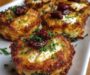 Crispy Spinach & Potato Rosti Bites with Feta, Olive & Sun-Dried Tomato