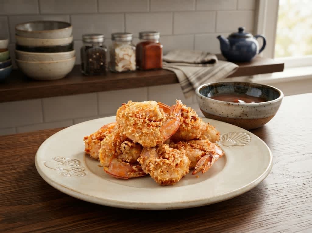 Keto Fried Shrimp